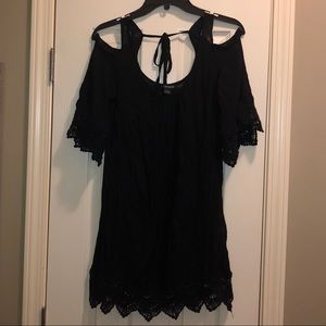 Black Swimsuit Cover-up